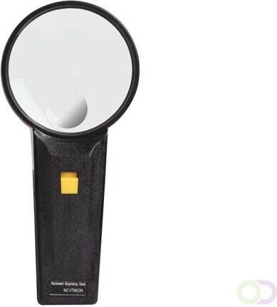 VERGROOTGLAS MET LAMP Ã 80mm met 2 glazen(dioptrie x3 en x10 )